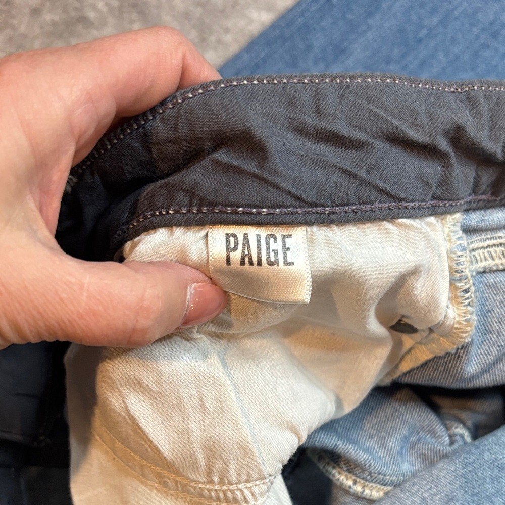๐ PAIGE Skyline Ankle Peg Jeans โ Whitley Wash โ Size 31 ๐ - Picture 12 of 15